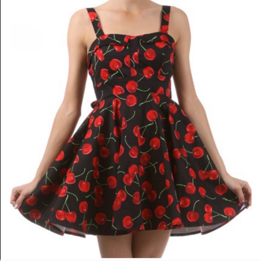 Ixia Rockabilly Cherry Pinup Dress 2X
